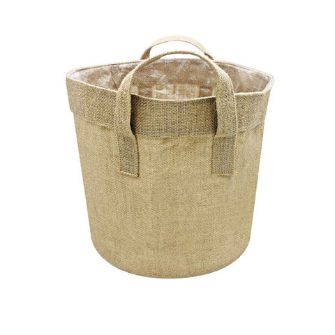 flower/vegetable/organic jute plant grow bags pots -with handles