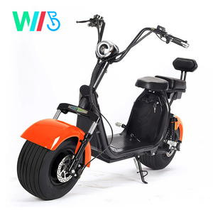 harley style 2 wheel 1200w fat tyre electric single seater scooter
