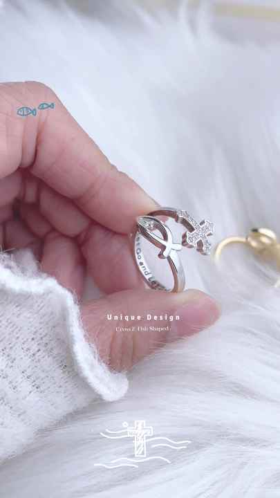 Changda 925 Sterling Silver Christian Blessed Ring