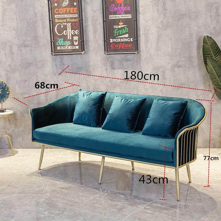 New sectional seat golden living room furniture seating room furniture velvet sofa set