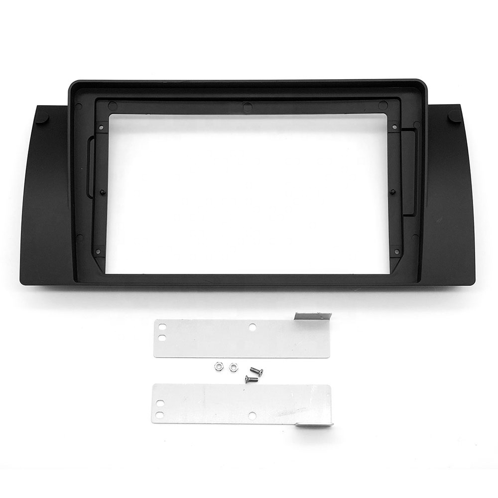 Car Video Fascia for BMW E38/ E39(X5)/ E53 2004-2006 Multimedia 9 inch Refitting Car DVD Player Frame with Cables