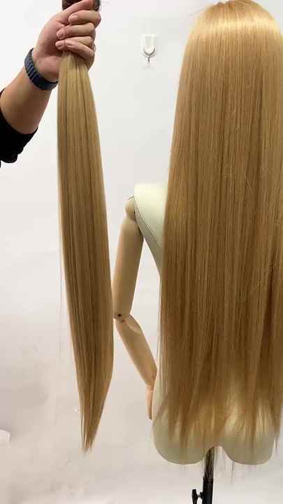 Wholesale Premium Fiber 12 to 36 Inches Heat Resistant Ombre Blonde Weave  Bone Straight Hair Bundles Synthetic Hair Extensions