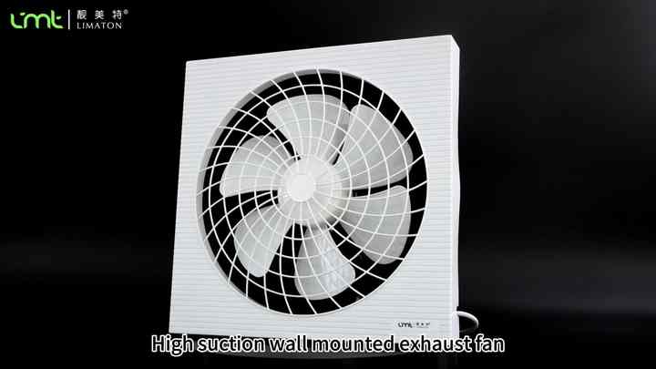 OEM Electric Louvered Ceiling Wall-Mounted Axial Flow Exhaust Fan Copper  Motor for Bathroom Ventilation Cigarette Smoke Exhaust