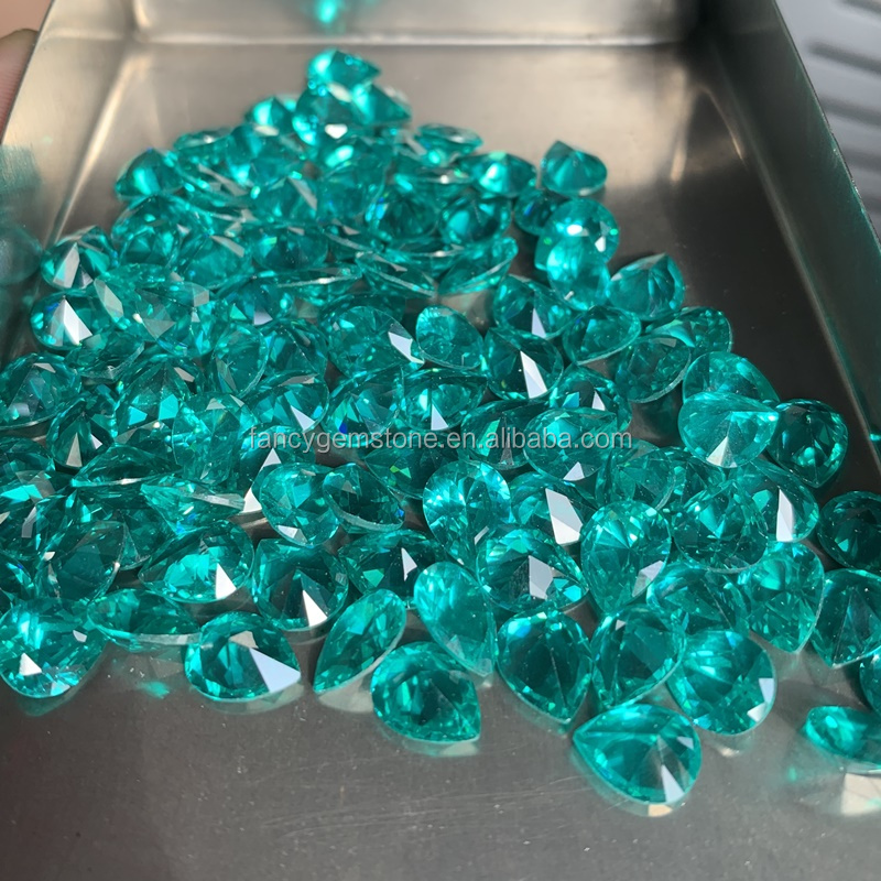 Pierre Précieuse émeraude Tourmaline Bleue Du Brésil - Naturelle, Certifiée GIE, Taille émeraude, 1 Pièce