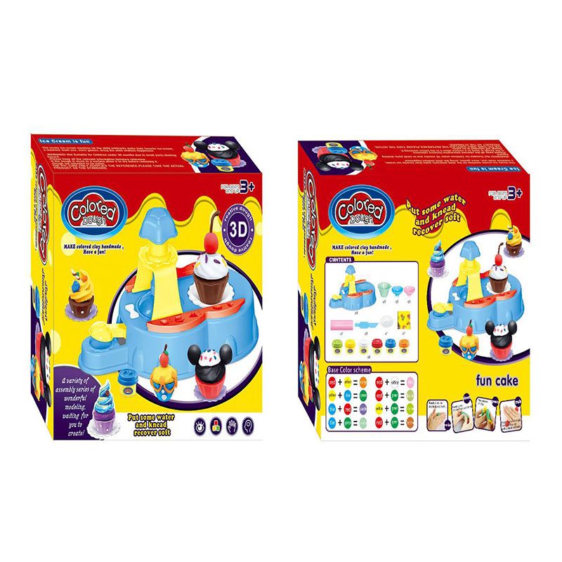 9101 г., игрушечная машинка для торта «сделай сам», набор цветной глины, игрушечная машинка, забавный набор цветной глины для детей