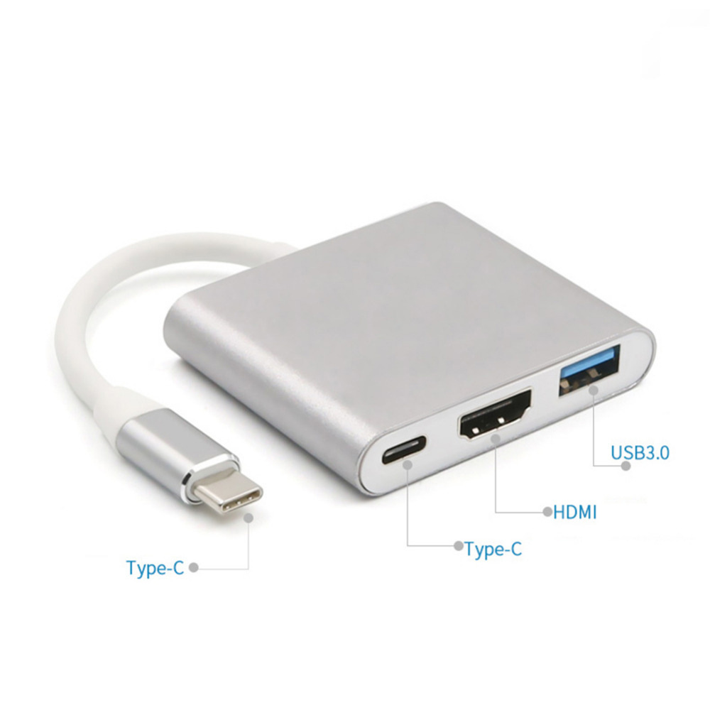 3,0 3 в 1 порт для зарядки через питание Multi Pd адаптер Usb-C Type C док-станция Usb Hub для Macbook Pro