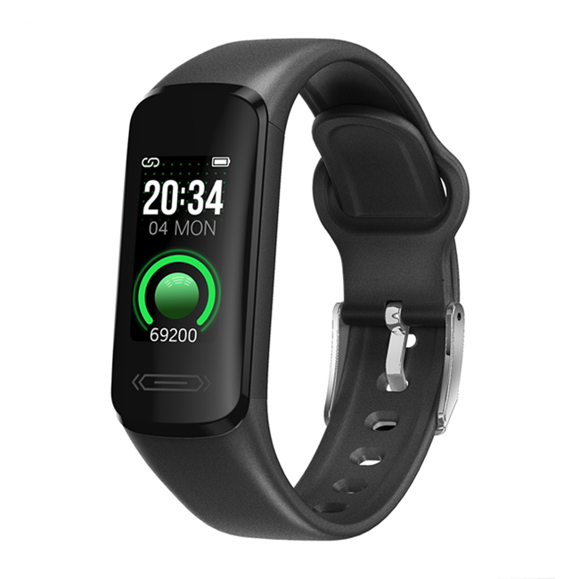 IP68 Водонепроницаемый Фитнес Спорт сердечного ритма температуру тела сенсорный экран умные часы-браслет Смарт-часы