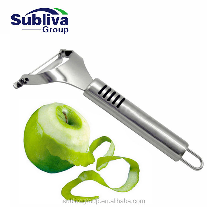 En acier inoxydable Ultra Sharp fruit pomme légumes éplucheur Poignée Souple Outil G