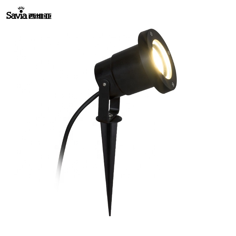 Savia LED GU10 водонепроницаемый IP65 садовых дорожек светильник лужайки Регулируемый Открытый пятно света сад шип свет