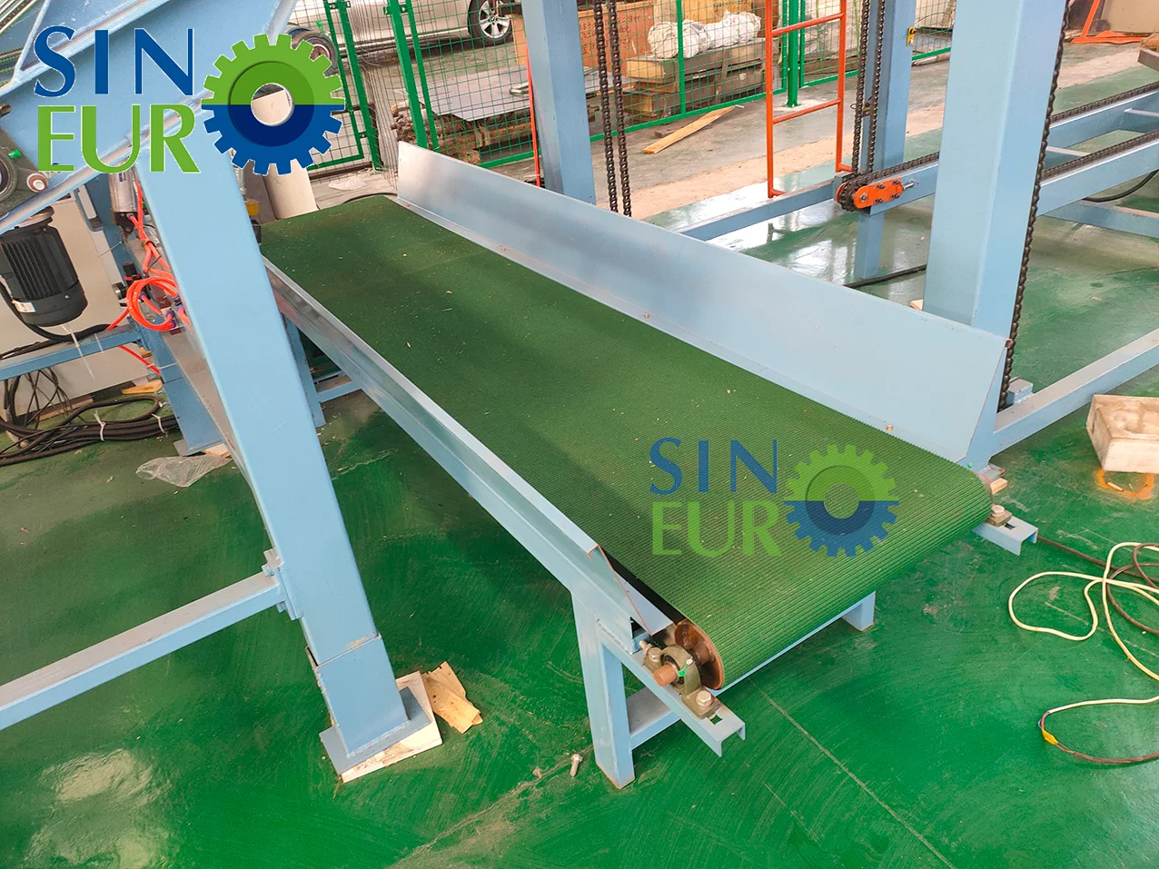 automatic veneer peeling line for plywood production