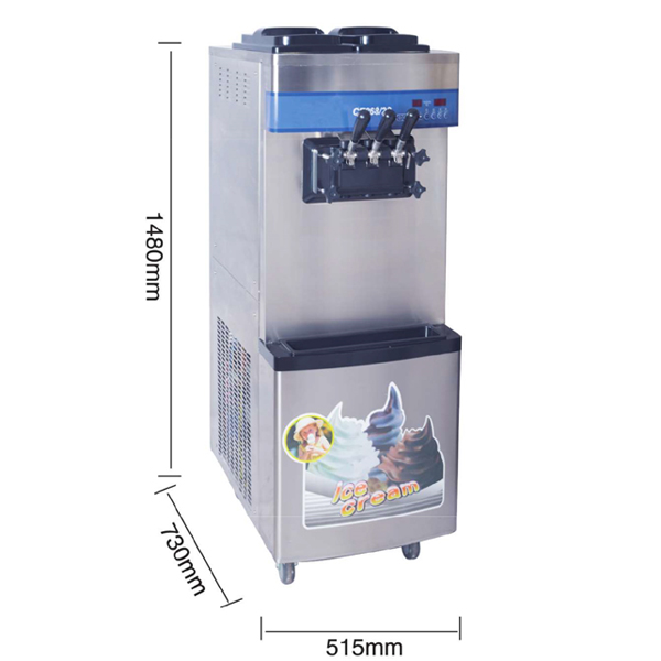 Очень хорошее качество машина для мороженого напряжение мягкое машина для приготовления замороженного йогурта агрегат для производства мягкого мороженого CF-8228