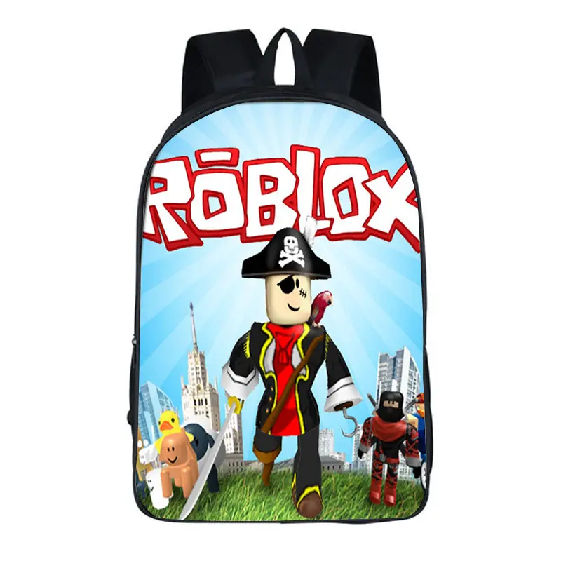 Roblox Backpacks Hot Game Kids School Bag Cartoon Backpack