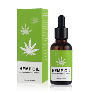 Hot Sell Hemp Oil Drops Natural Pure Full Spectrum Hemp Seed oil Press Hemp Extract Oil Cbd