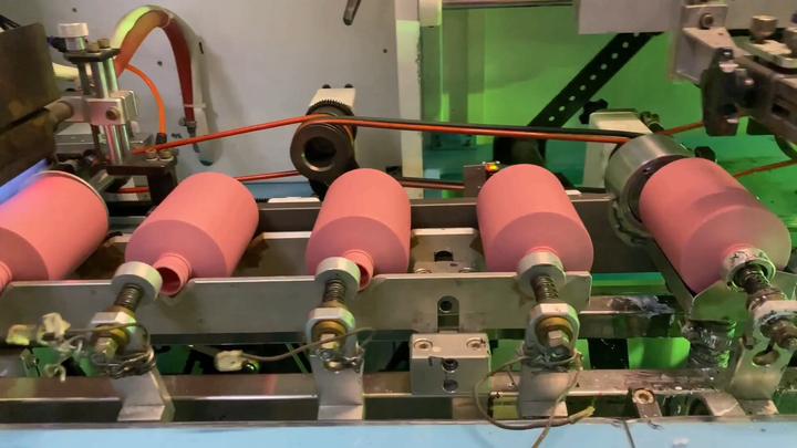 pink color 500ml pet plastic material soft touch shampoo bottle