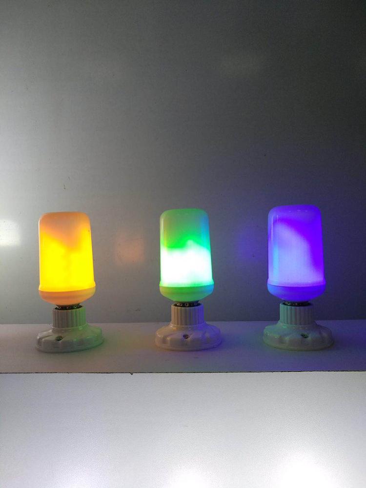 1 Year Warranty Lamp Lighting Led Wholesale 3 Modes LED Flame Effect Fire Light Bulb E27 Flickering Flame Lamp Simulated Decorative Christmas Led Light
