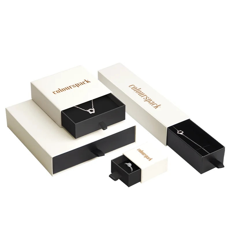 Небольшие бумажные картонные коробки для упаковки ювелирных изделий с логотипом на заказ