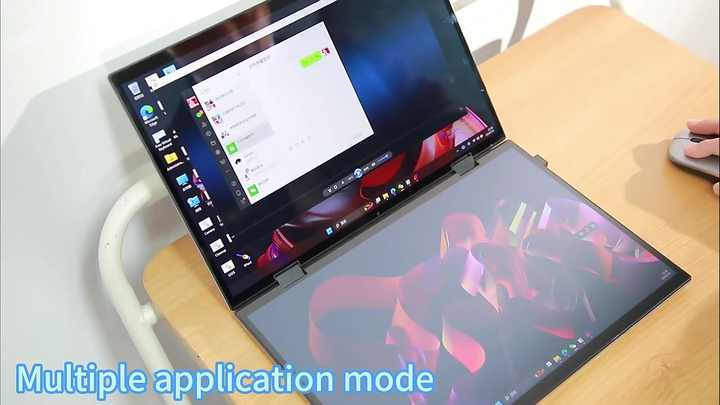 Dual Screen Laptop - 14 Inches + 14 Inches Touch Screen