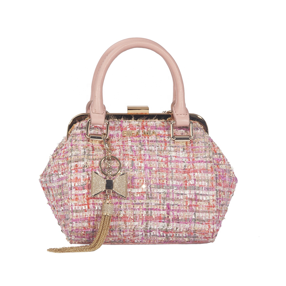 monogram gabby tweed handbag