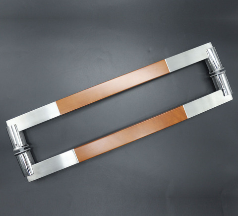 不锈钢木拉门拉手隐私现代方管室内玻璃门把手