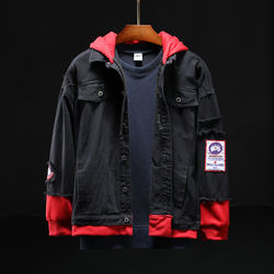 GuangZhou wholesale denim jackets season jean jackets promotion fashion blue plain denim men jackets for sales