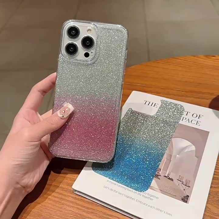 Glitter Phone Case Accessories for iPhone 15, 16, 17 - Slim, Protective  Inserts with Custom Logo Options in 20+ Colors