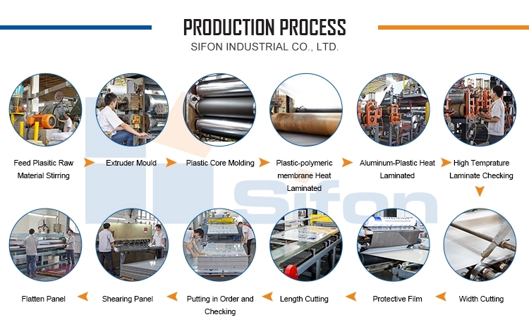 Nice design 4mm acm panel laser pattern aluminum composite plate