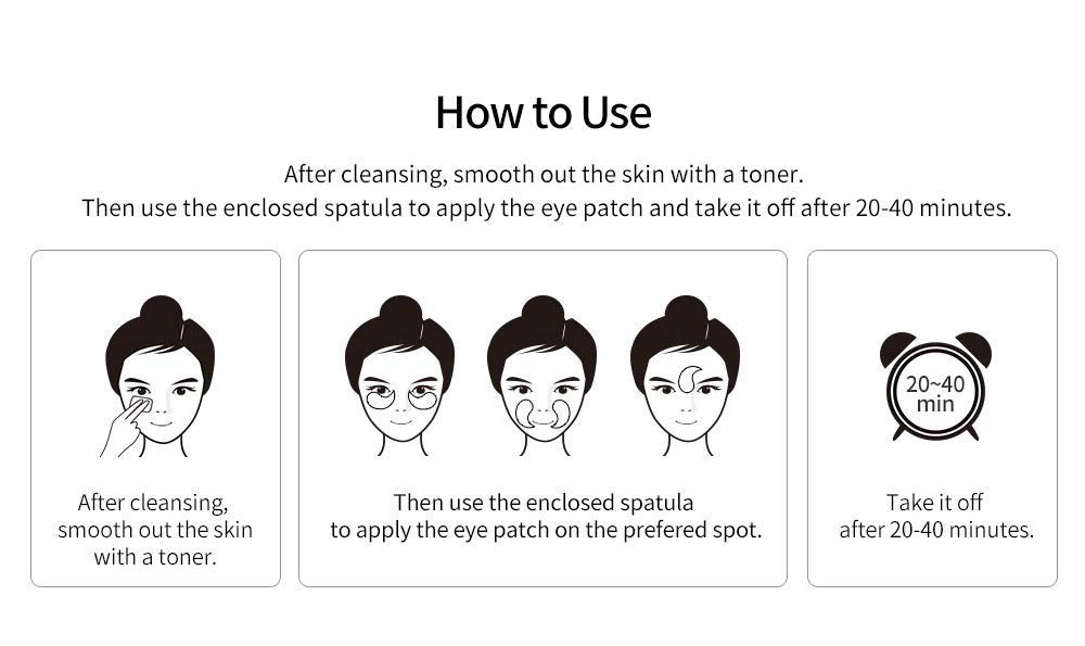 Private Label Organic Collagen Crystal Eye Mask Nest Aqua Moisturizing Silk Sleeping Eye Patch Mask