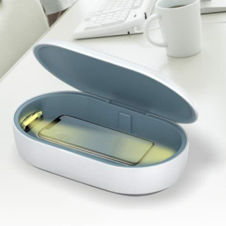 Telefone Celular UV Esterilizador Sanitizer e Dual Telefone Celular Carregador Sem Fio Universal Patenteado e Luz UV Sanitizer