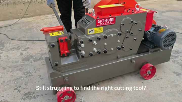 GQ40 Electric Bar Cutter Quick Rebar Cutting Machine for Construction ...