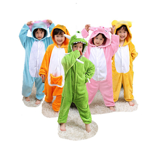 2019 new winter animal sleepwear girls pajama kids cartoon onesie kids pajamas