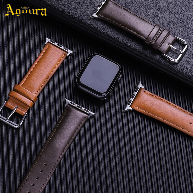 watch系列1 2 3 4手表真皮表带 - buy genuine leather band,watch