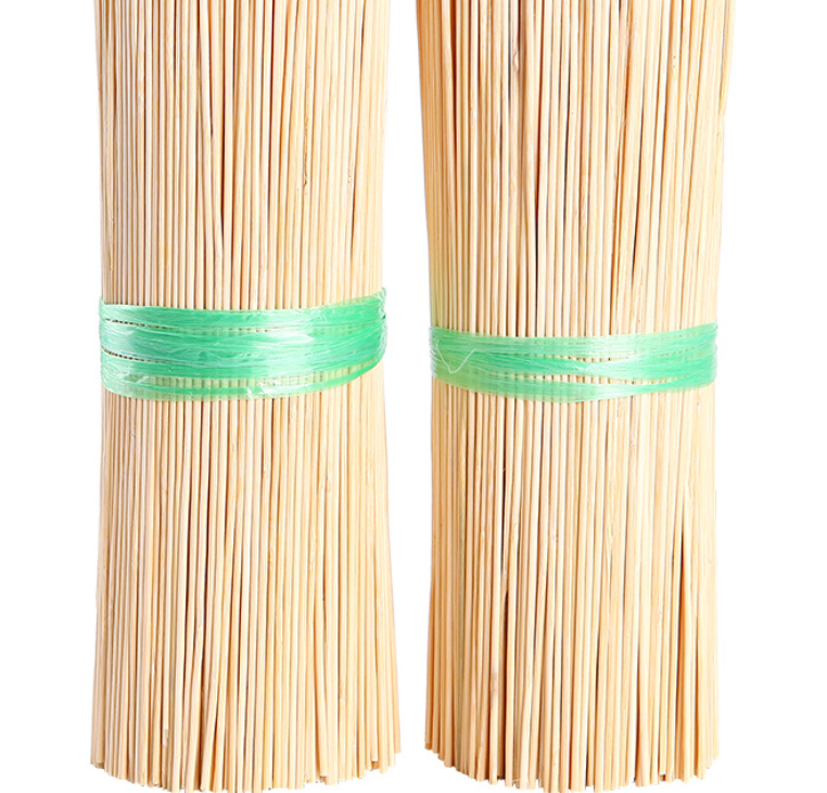 Вьетнамские бамбуковые палочки для благовоний Dia1.2mm/1,3mm 8 inch Raw Agarbatti