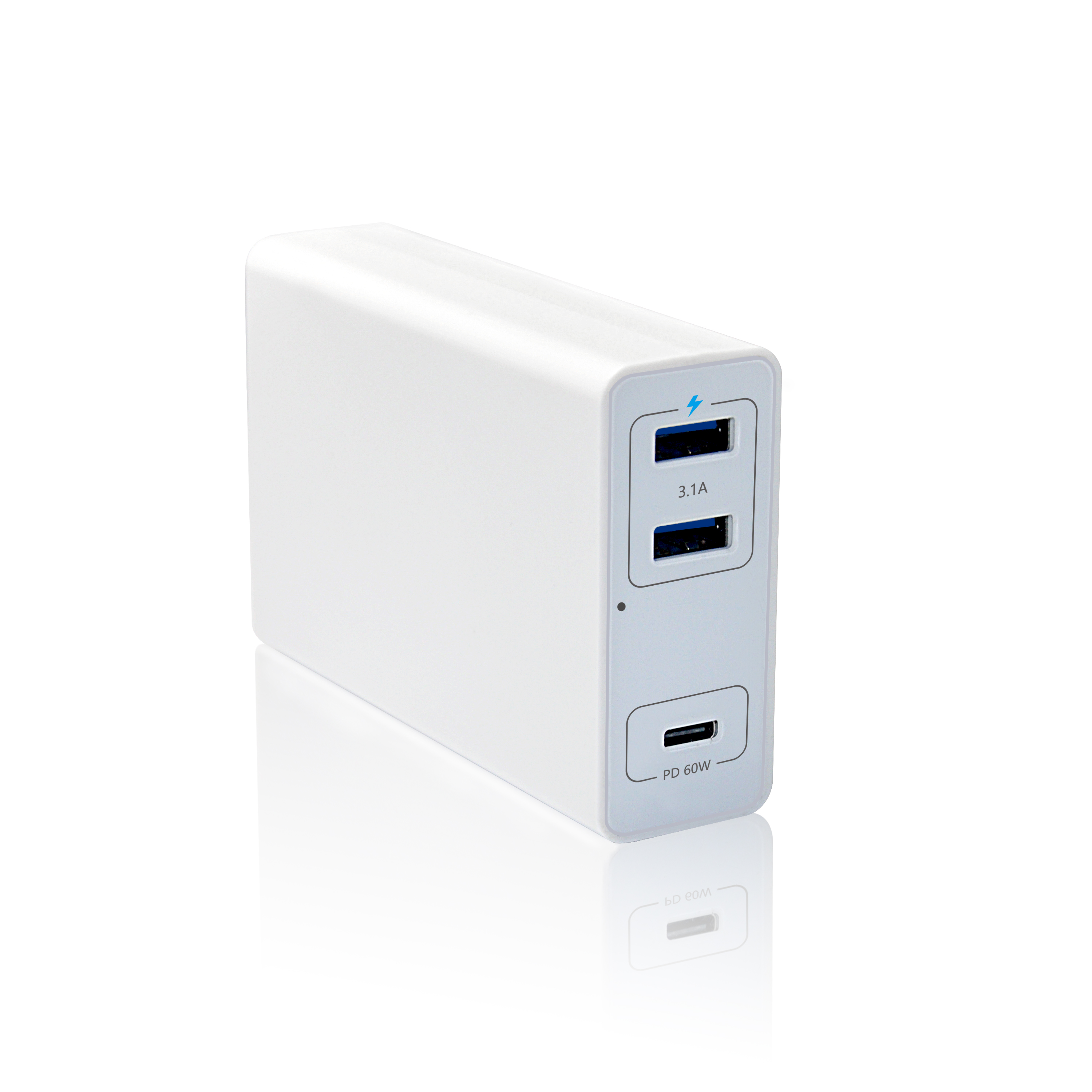 USB C PD зарядная станция 60 Вт для Pro 13 "сенсорная панель с 2 портами Быстрая зарядка 4,0 зарядное устройство