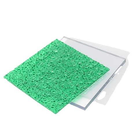 半透明实心压花pc面板透明聚碳酸酯板塑料用于屋顶水池盖隔音墙