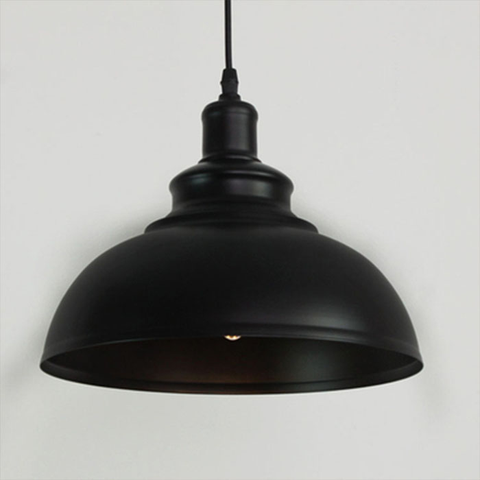 Retro restaurant bar black lights design lighting hanging antique industrial pendant lamp NS-125351