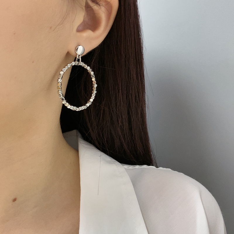 热销现代风格设计耳环珠宝金银合金耳环时尚签约箍耳环