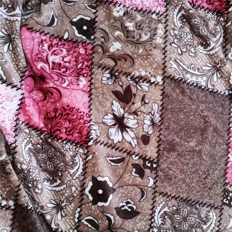 Фабричная поставка, двухсторонняя текстильная фланелевая ткань с принтом 200 г/м2