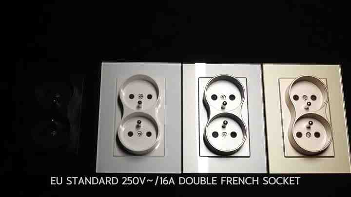 KIT DA Incasso 10A/16A Spina Italiana/TEDESCA PRESA DOPIA PANNEL
