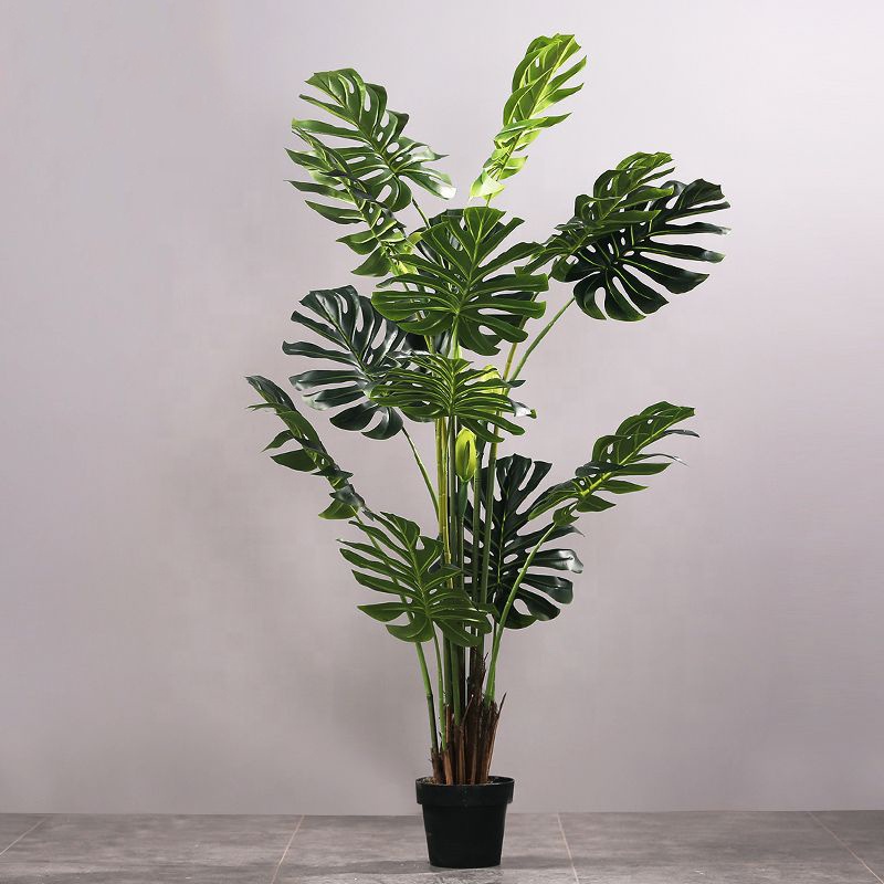 indoor decoration stomium tree artificial plant tree monstera plant