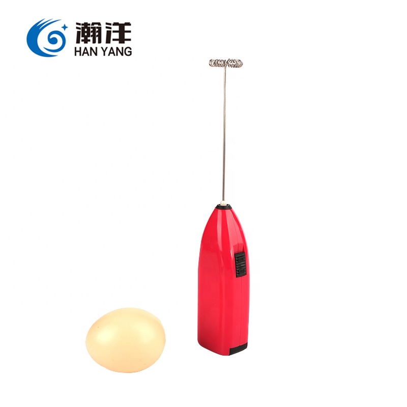 Rechargeable USB Appareil à faire mousser le lait Han 2 Vitesses Électrique Appareil à faire mousser le lait avec 2 fouets