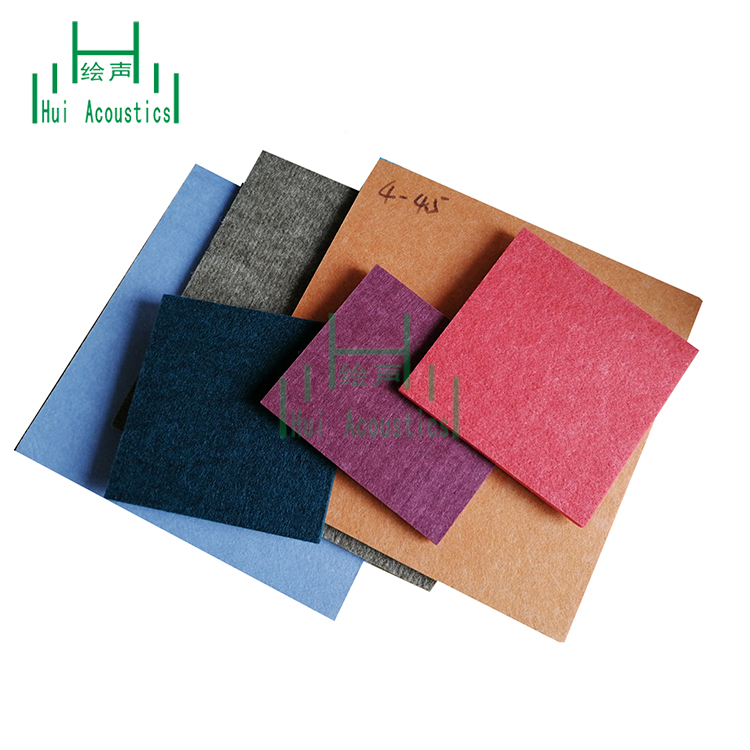 Acoustic Materials for Theater Fiberglass Wall Board Polyester Fiber Acoustic Panel