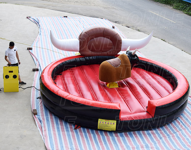 工場卸売インフレータブルロデオ機械雄牛、子供インフレータブル機械