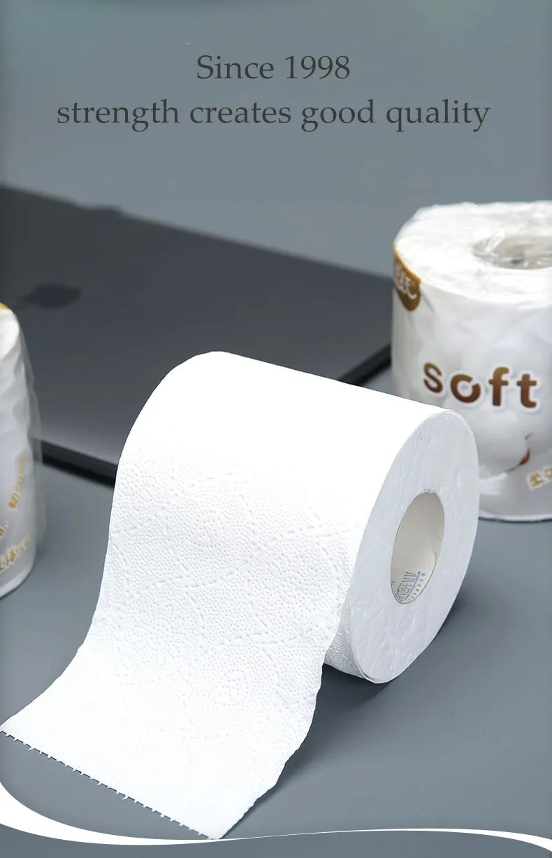 Soft and smooth tree free private label hemp toilet paper for sale