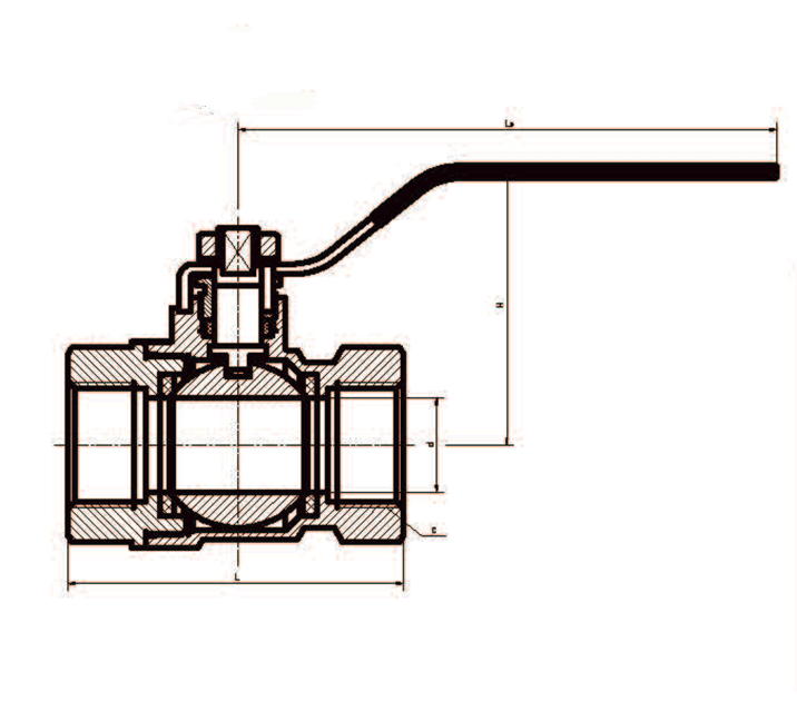 Cheapest price Good quality full flow long handle brass ball valve