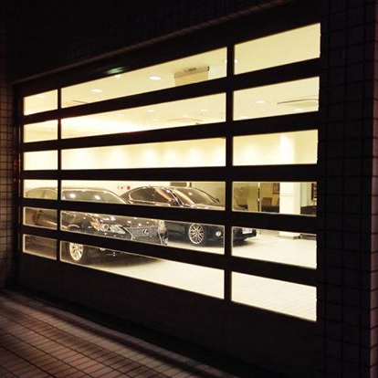 حسن المظهر وعالية الجودة عالية الجودة الألومنيوم التراص الباب