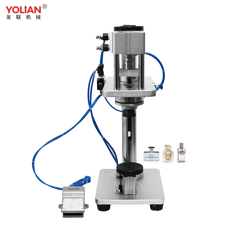 YL-Z полуавтоматическая Настольный флакон бутылка-спрей щипцы флакон духов нажатия укупорочная машина
