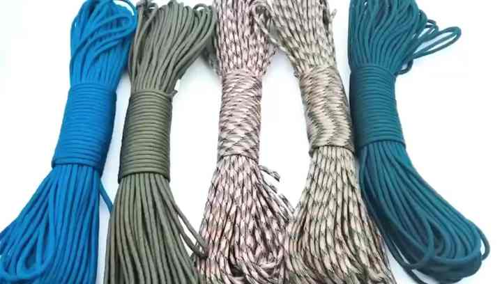 100FT 550LB Nylon Paracord Rope – Type III 7-Strand Parachute Cord For Camping, Survival & DIY