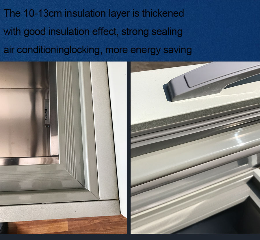 Ultra low temperature minus 45 degree refrigerator 28L horizontal commercial ultra-low temperature refrigerator dry ice refriger