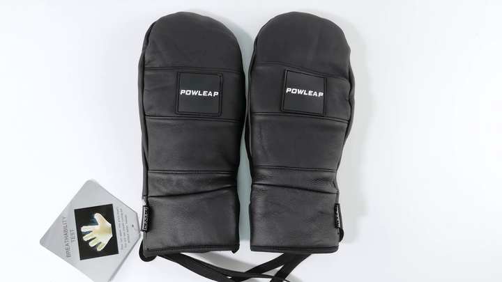 Winter Cold Proof Warm Cowhide Leather Insulate Snowboarding Ski