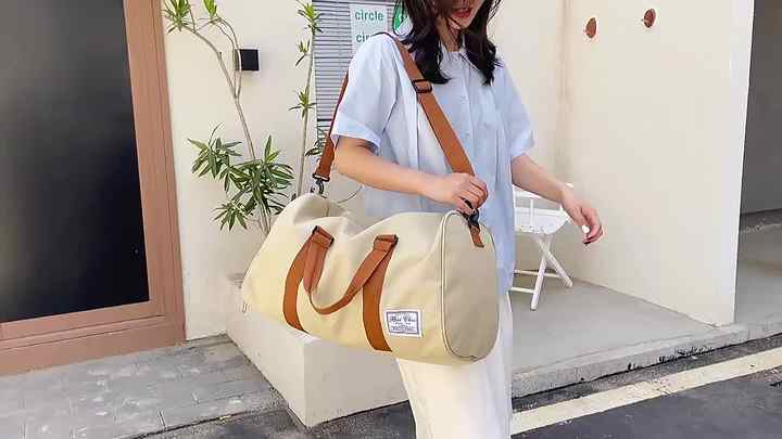 Sports Gym Bag for Women Girls Large Dry Wet Separated Duffle Bag